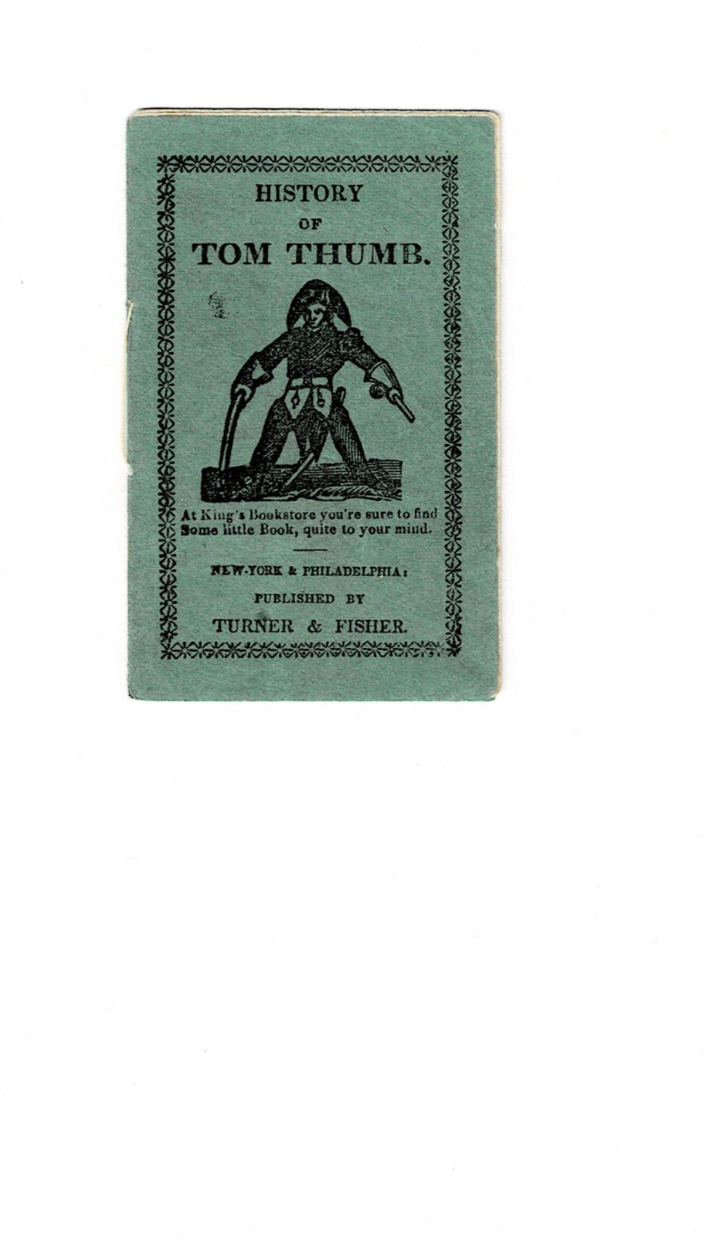 TOM THUMB. [Four lines of verse].