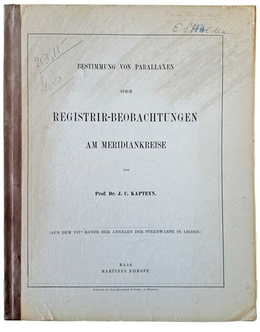 Bestimmung von Parallaxen durch Registrir-Beobachtungen am Meridiankreise.