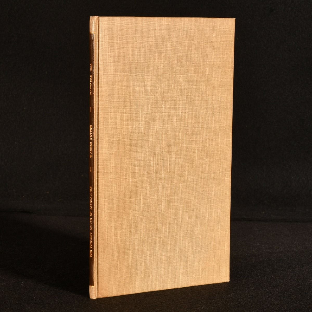 Warren Dutton - The Present State of Literature; a Poem, Delivered in New-Haven, at the Public Commencement of Yale-College, September 10, 1800