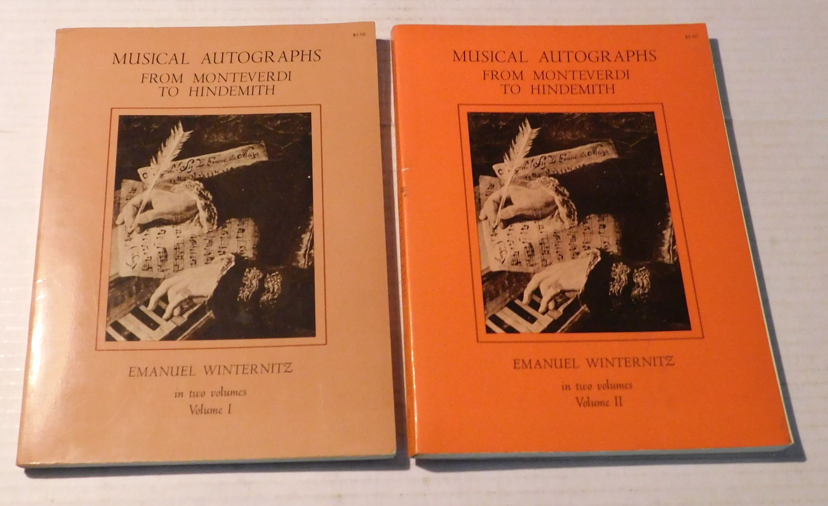 MUSICAL AUTOGRAPHS: FROM MONTEVERDI TO HINDEMITH. (2 volumes).