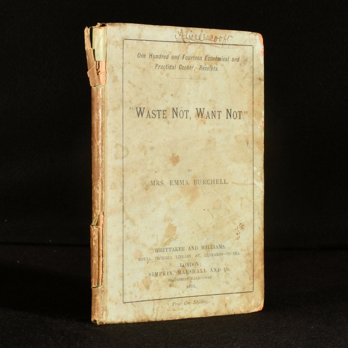 Mrs Emma Burchell - Waste Not, Want Not