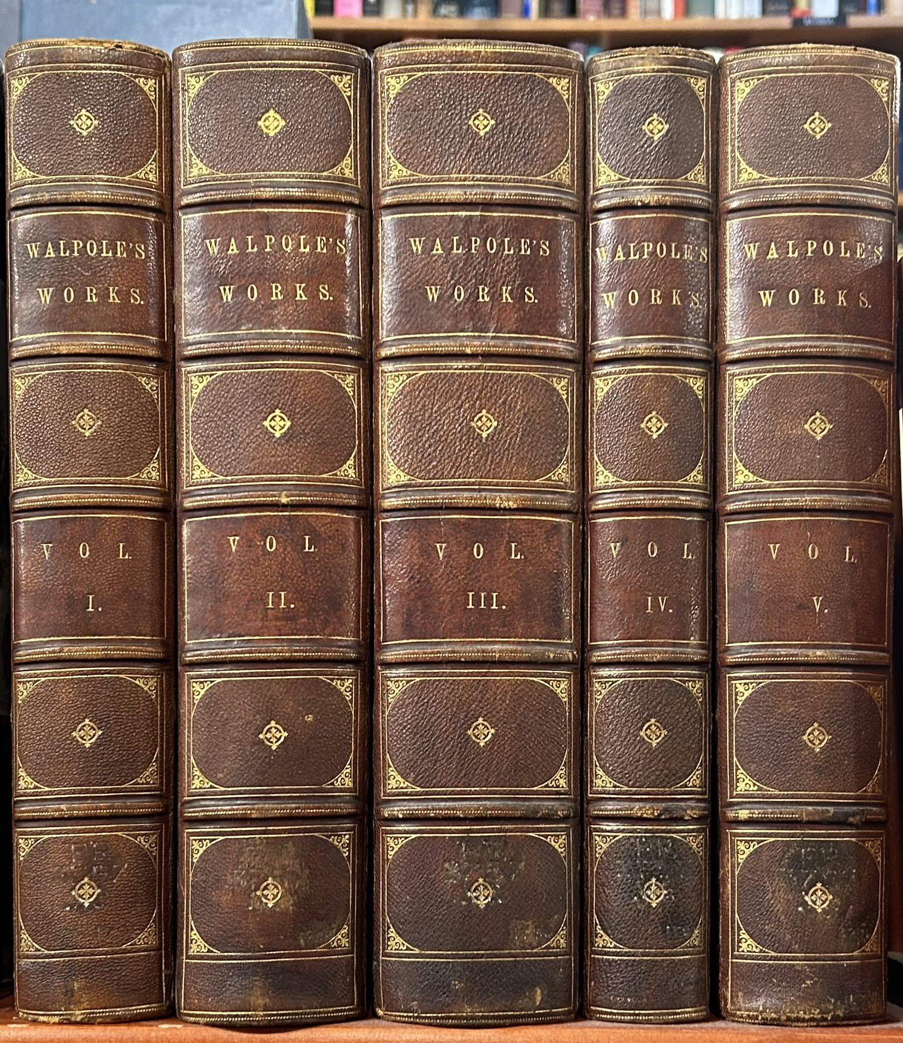 The Works of Horatio Walpole, Earl of Orford in Five Volumes