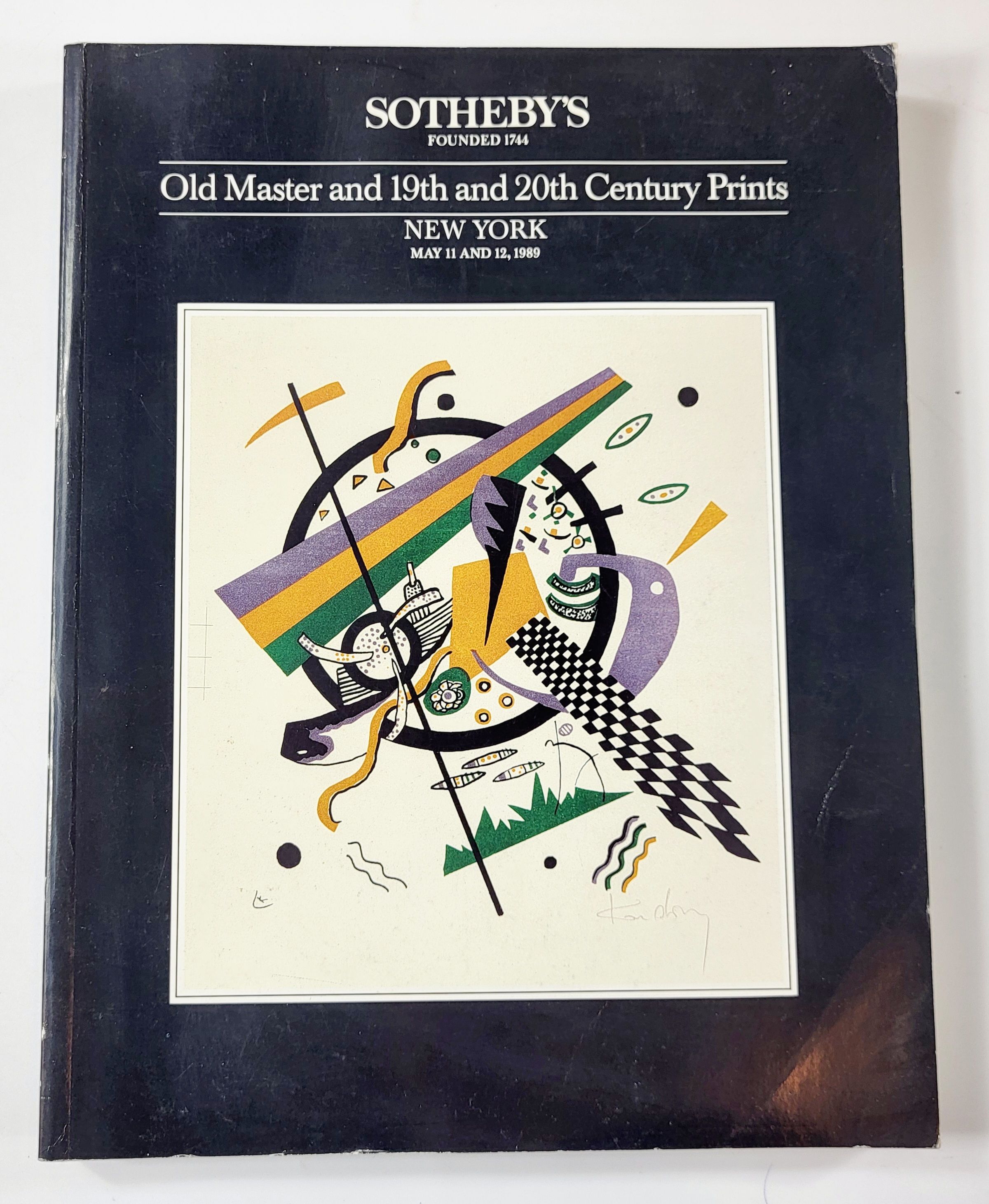 Sotheby's: Old Master and 19th and 20th Century Prints. New York: May 11 and 12, 1989