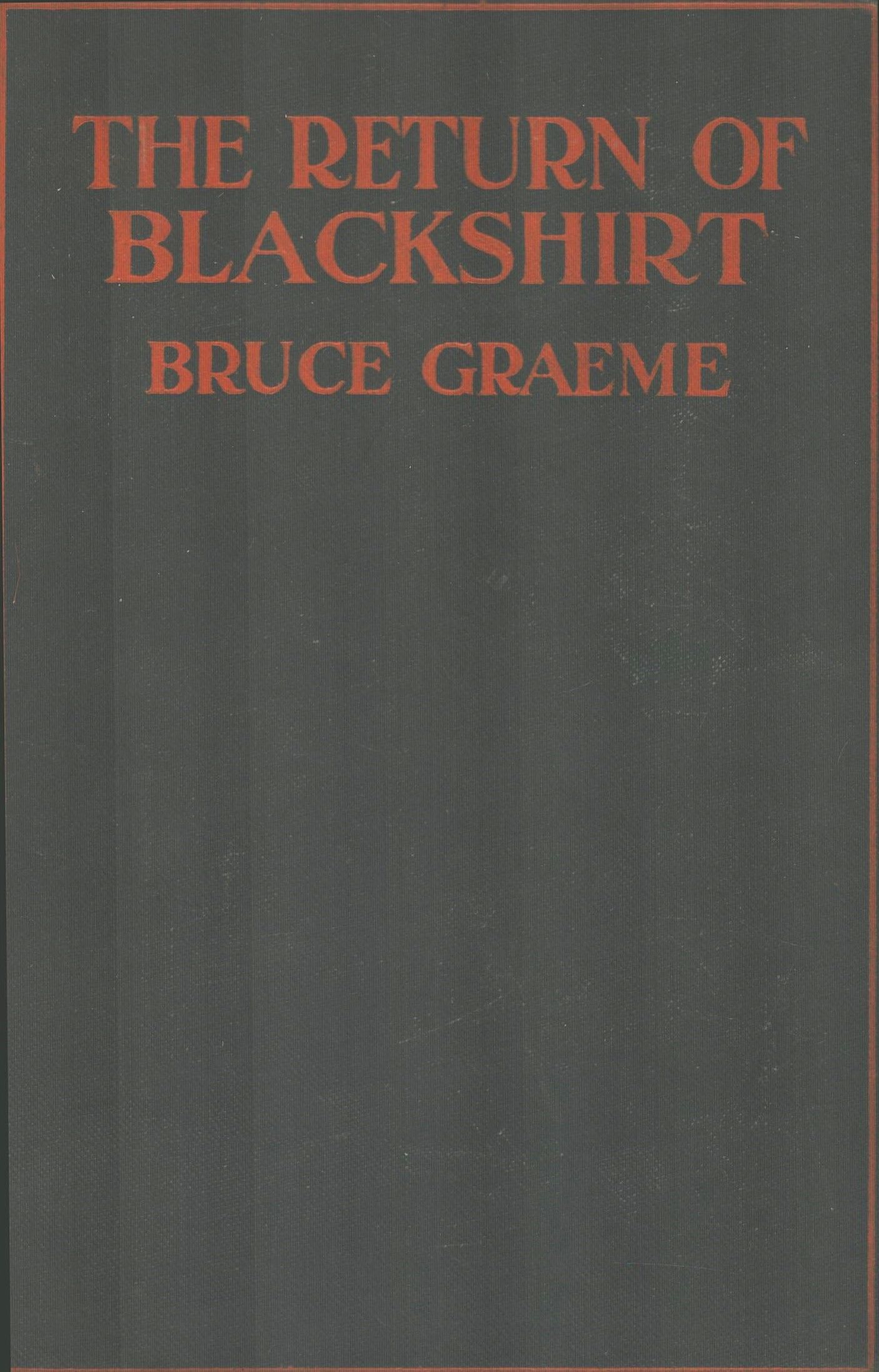 The Return of Blackshirt
