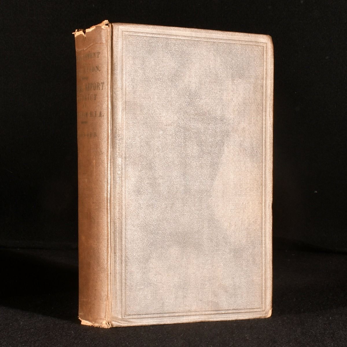 Henry Barnard - Special Report of the Commissioner of Education on the Condition and Improvement of Public Schools in the District of Columbia. Submitted to the Senate June 1868, and to the House, with Additions, June 13 1870