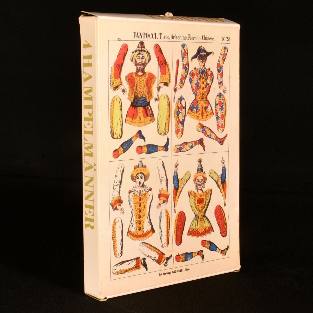 Anonymous - Fantocci No. 28: Turco, Arlecchino, Pierotto, Chinese