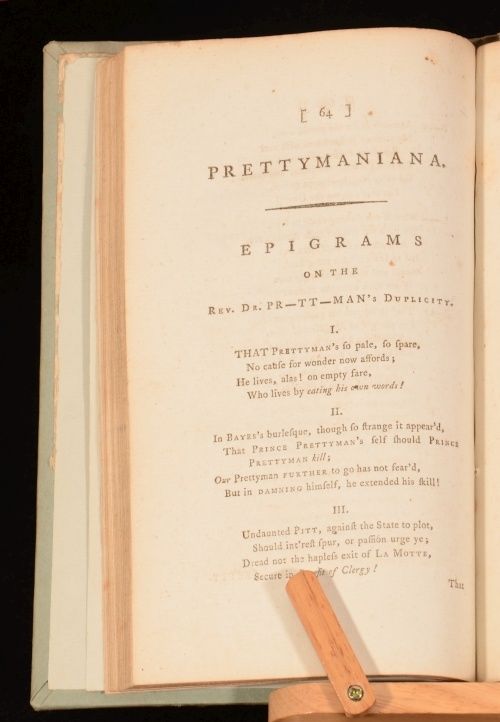 Sir John Hawkins and Joseph Richardson - Political Miscellanies