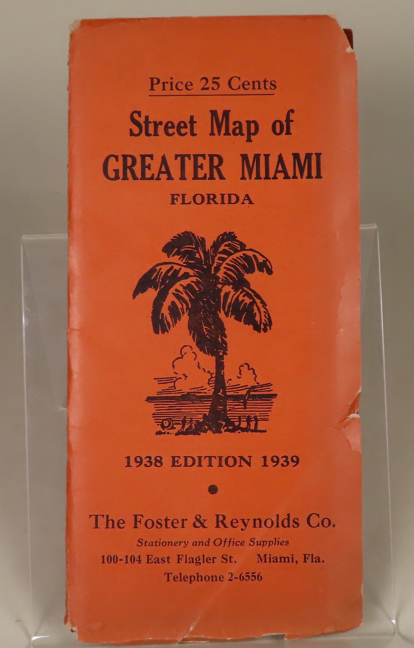 1937 Edition Street Map of Greater Miami, Dade County, Fla.