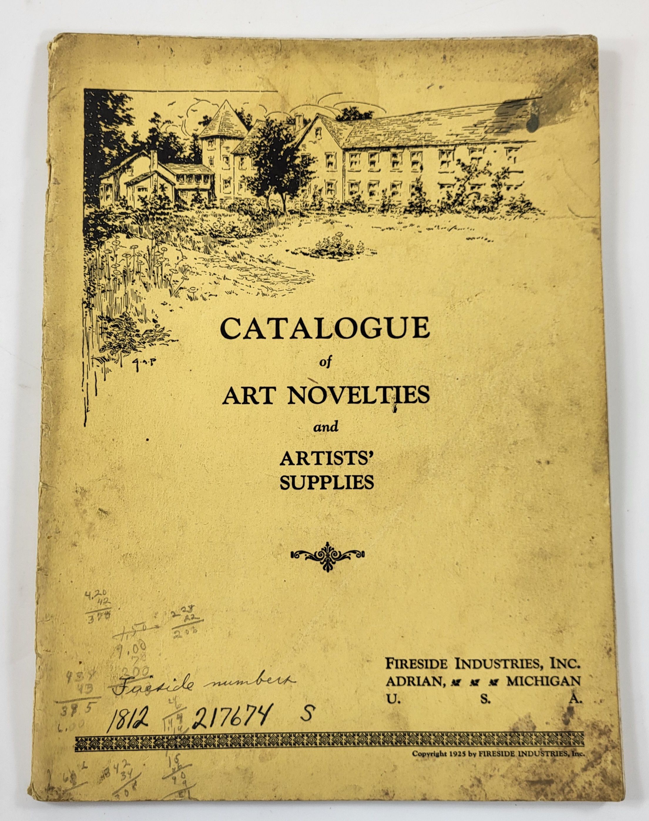 Catalogue of Art Novelties and Artists' Supplies 1925