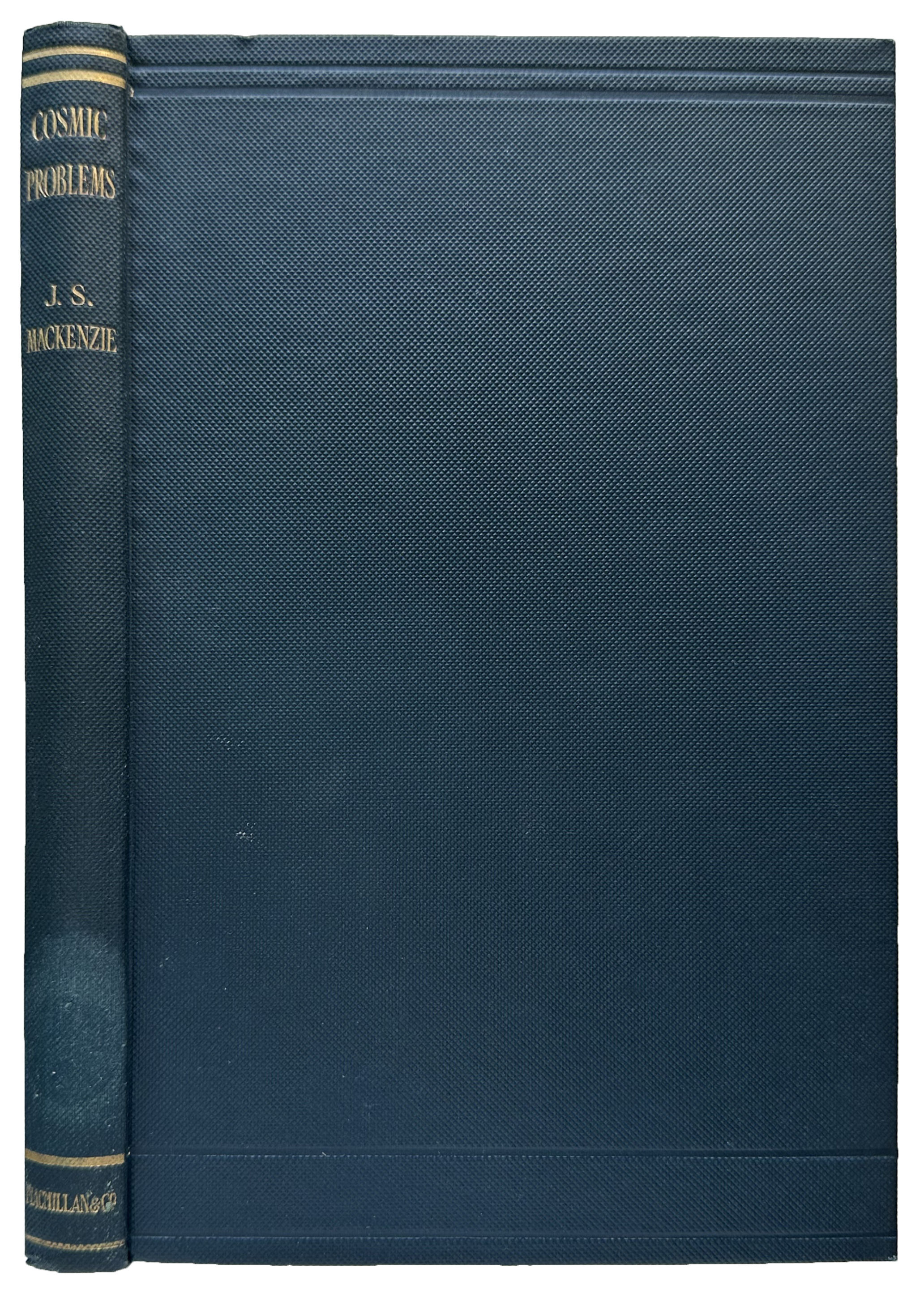Cosmic Problems; an essay on speculative philosophy.