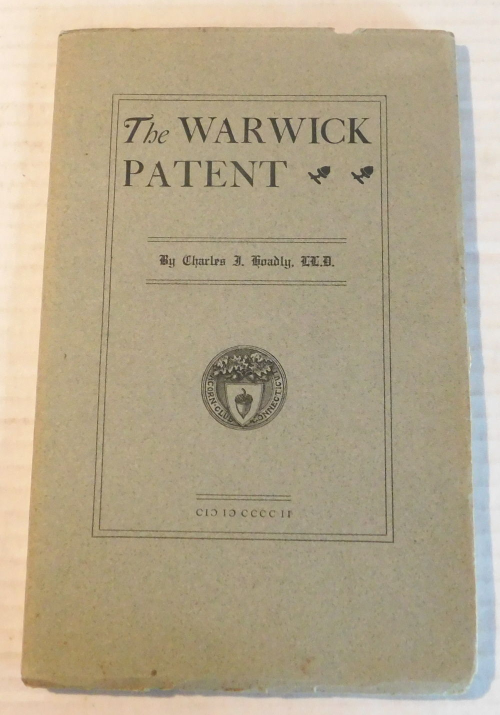 Image for THE WARWICK PATENT. THE WARWICK PATENT.
