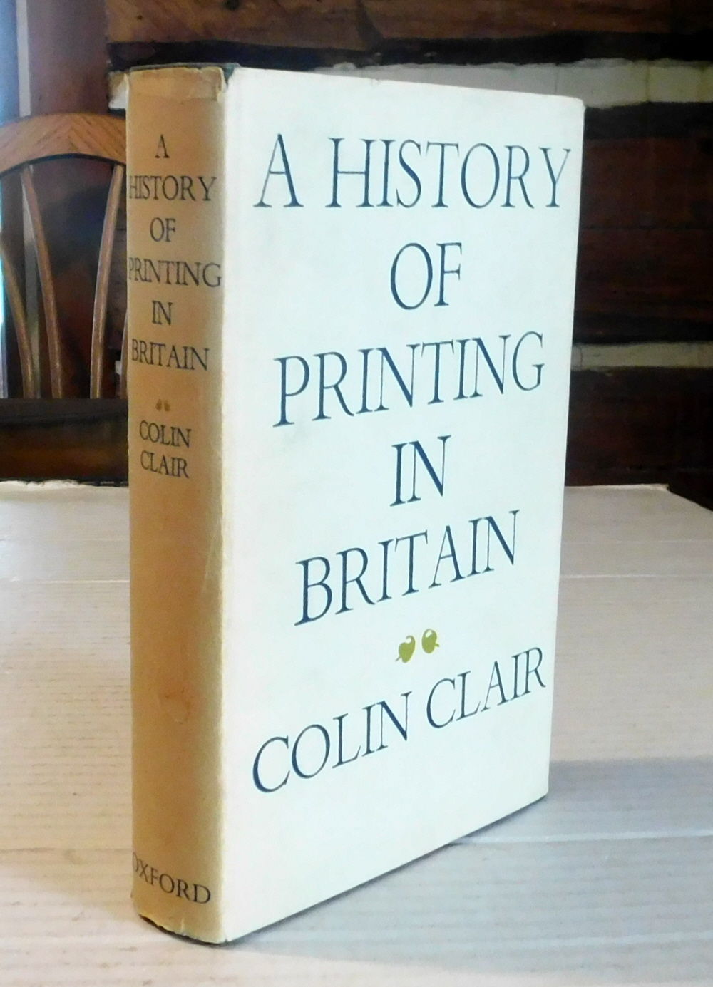 Image for A HISTORY OF PRINTING IN BRITAIN. A HISTORY OF PRINTING IN BRITAIN.