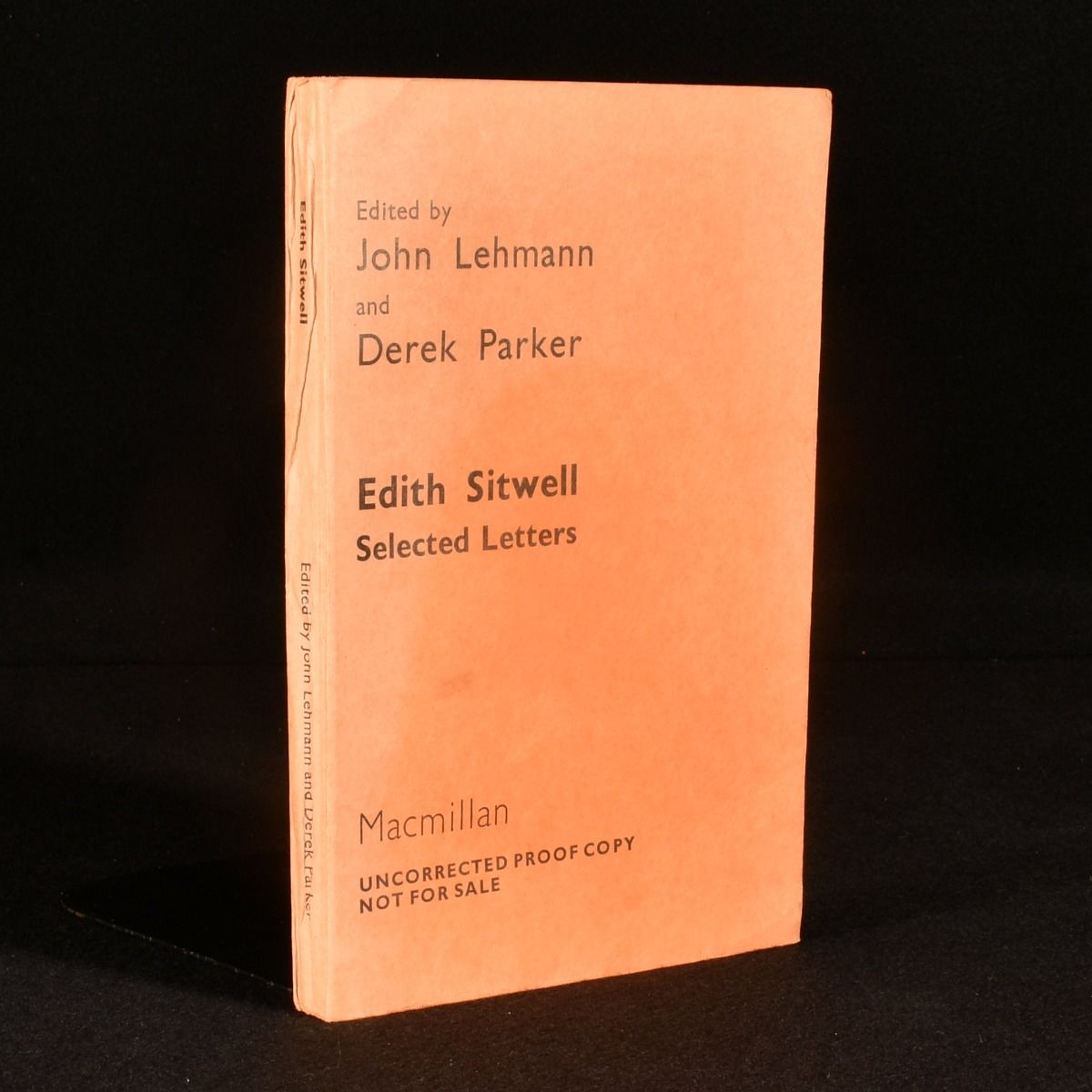 John Lehmann [ed.]; Derek Parker [ed.] - Edith Sitwell: Selected Letters