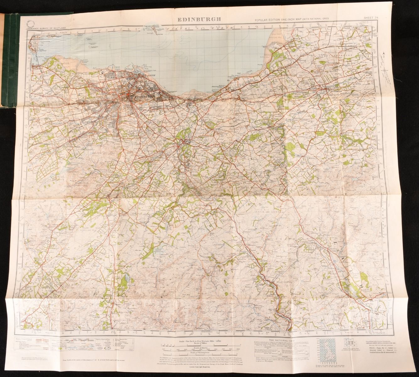  - Edinburgh: Ordnance Survey Sheet 74