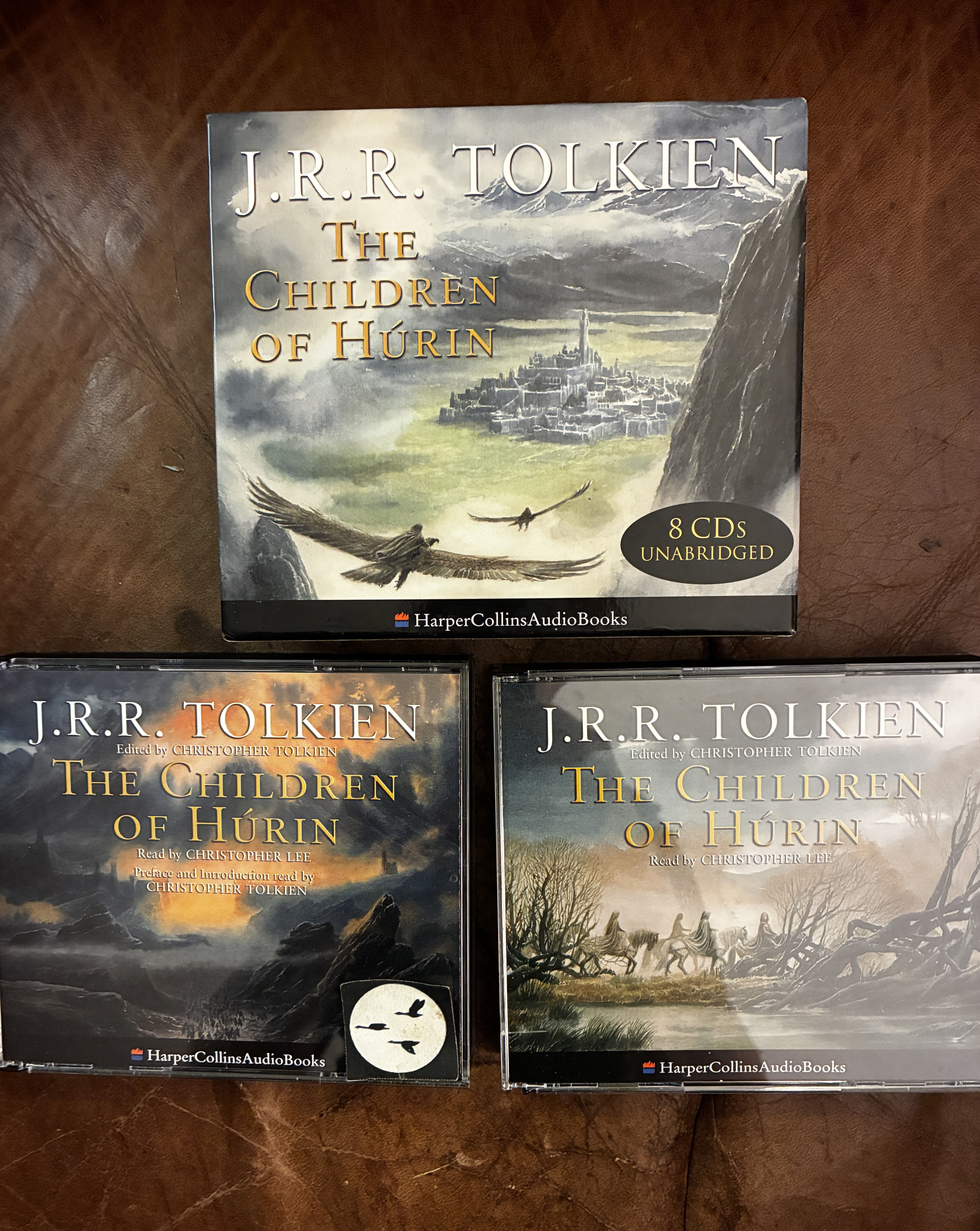 The Children Of Hurin 8 CDs and Color Illustrated Booklet illustrated in Color by Alan Lee First English Edition