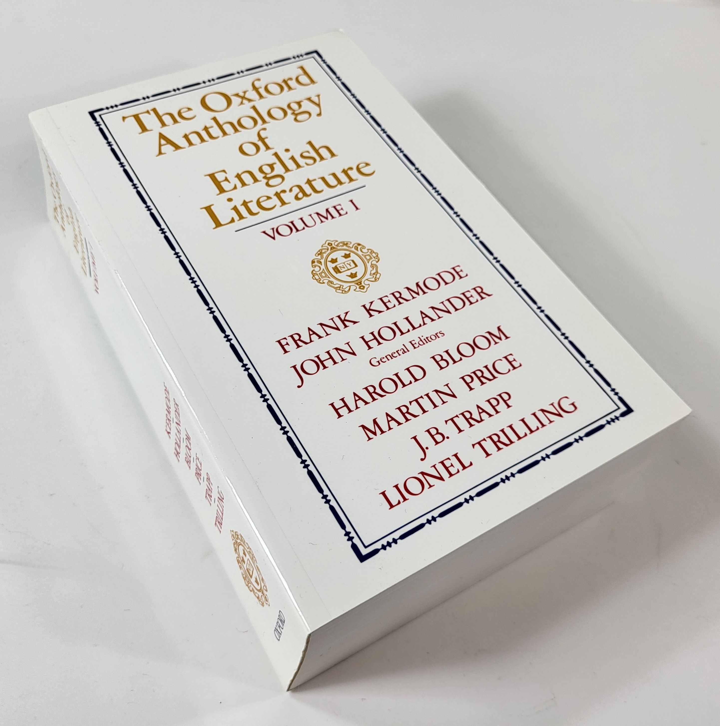 Image for The Oxford Anthology of English Literature Volume I: The Middle Ages Through the Eighteenth Century The Oxford Anthology of English Literature Volume I: The Middle Ages Through the Eighteenth Century