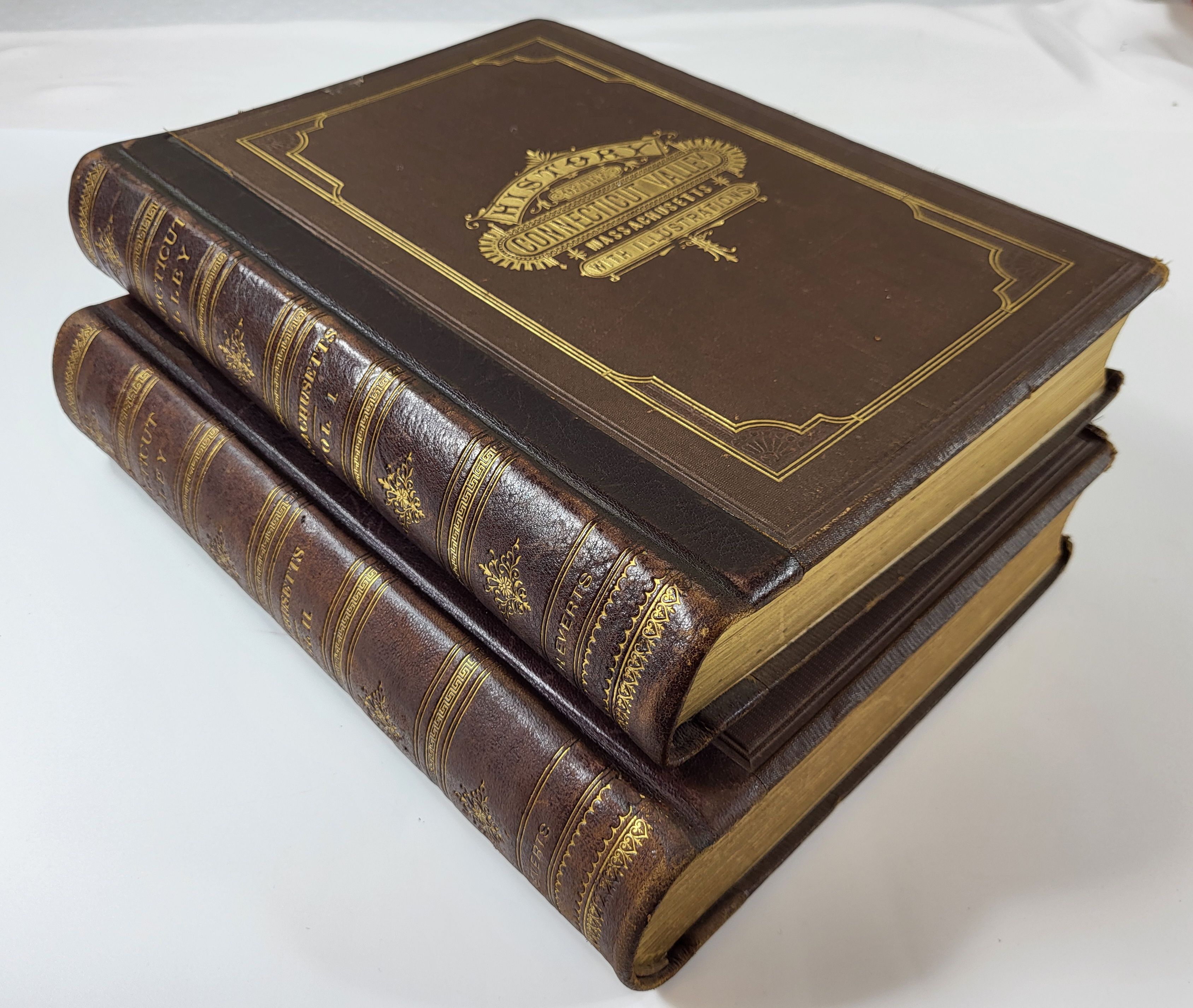 History of The Connecticut Valley in Massachusetts - with Illustrations and Biographical Sketches of Some of Its Prominent Men and Pioneers. Two Volumes