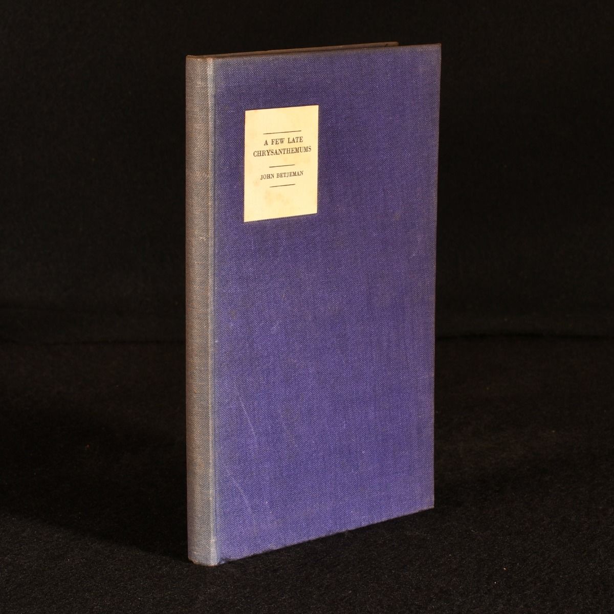 John Betjeman - A Few Late Chrysanthemums