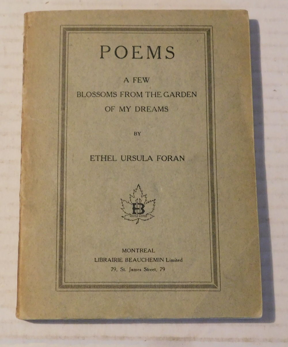 POEMS: A FEW BLOSSOMS FROM THE GARDEN OF MY DREAMS.