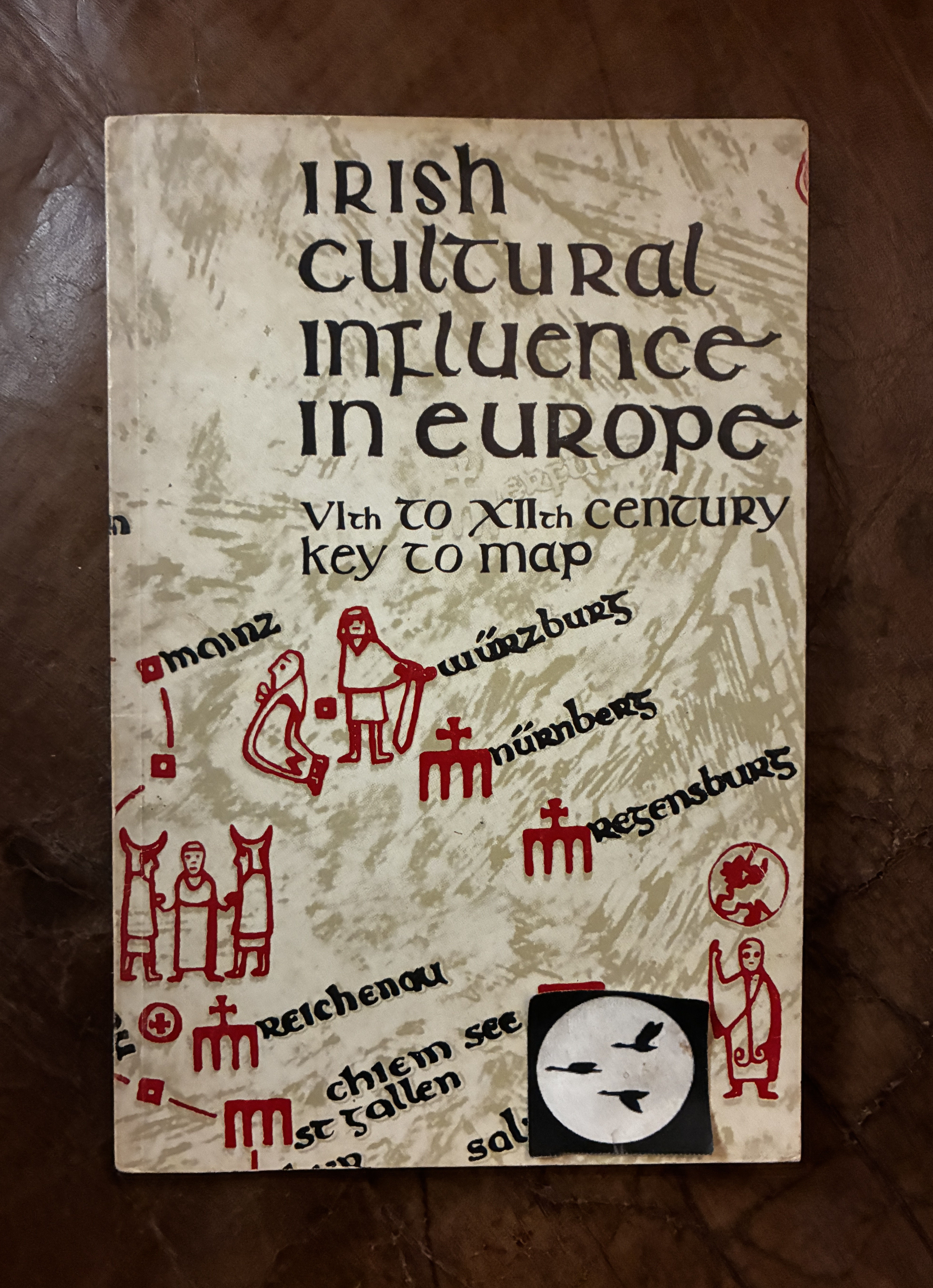 Irish Cultural Influence In Europe Vi To XIIth Century Key To Map