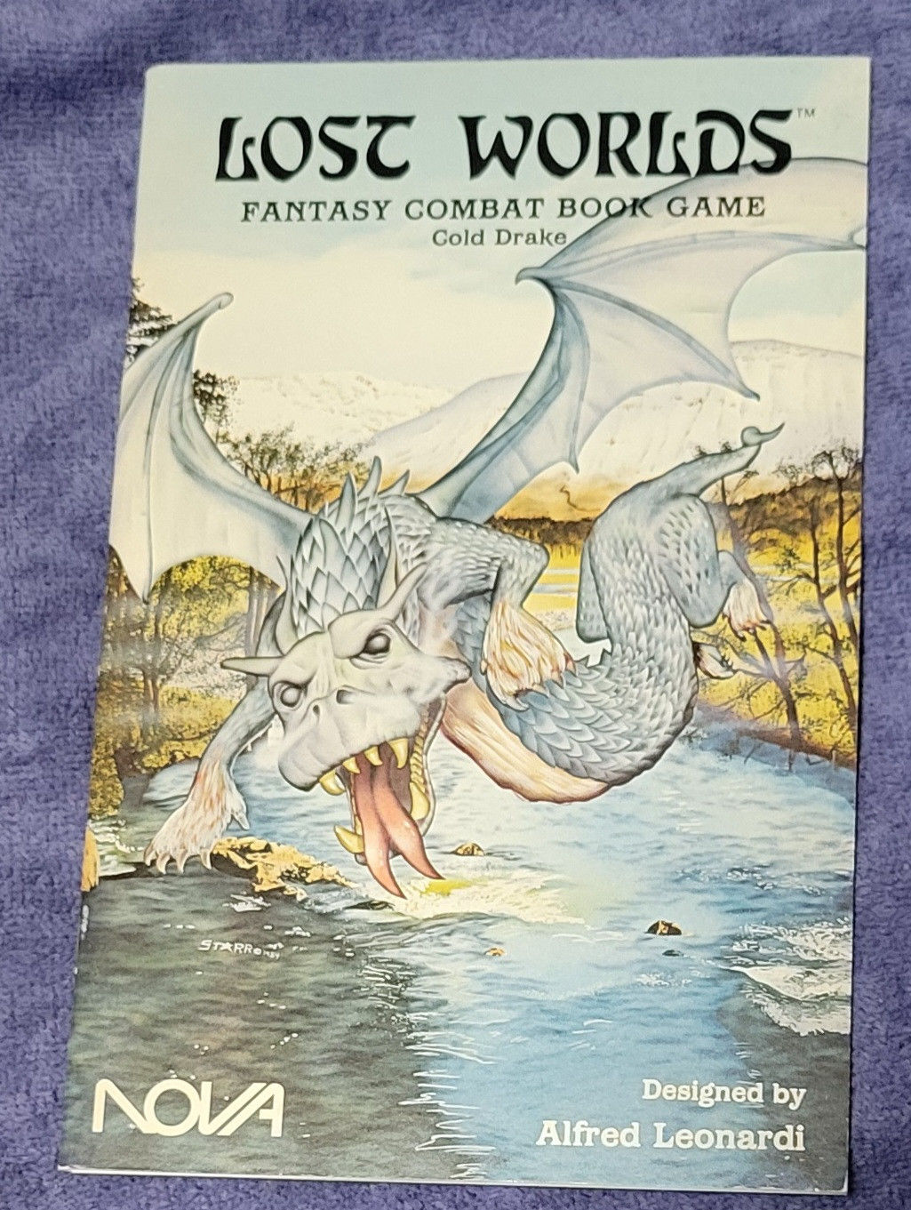Lost Worlds Fantasy Combat Book Game (#1010)- Cold Drake