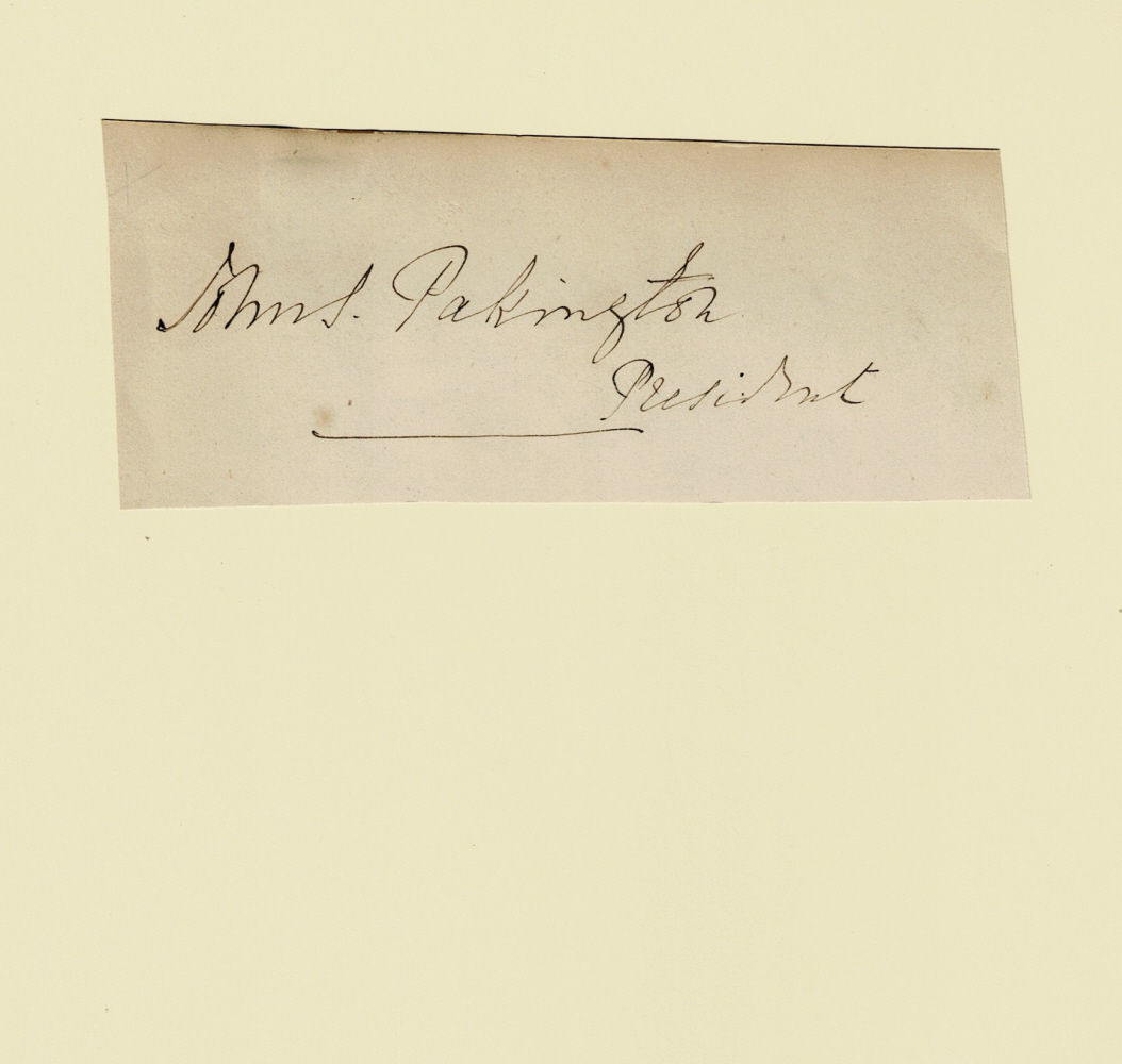 Image for AUTOGRAPH of SIR JOHN SOMERSET PAKINGTON. AUTOGRAPH of SIR JOHN SOMERSET PAKINGTON.