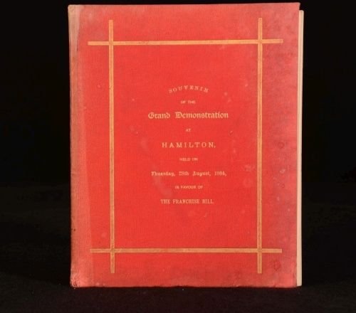 Anon - Souvenir of the Grand Demonstration at Hamilton Held on Thursday 28th August 1884 in Favour of the Franchise Bill