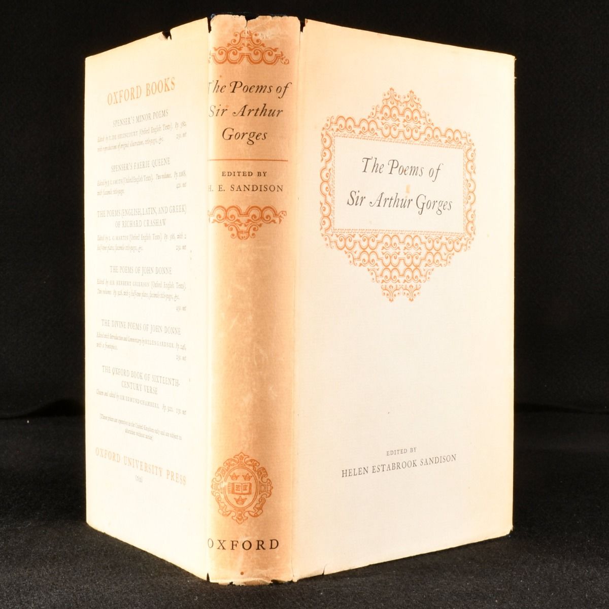 Sir Arthur Gorges, Helen Estabrook Sandison [ed/] - The Poems of Sir Arthur Gorges