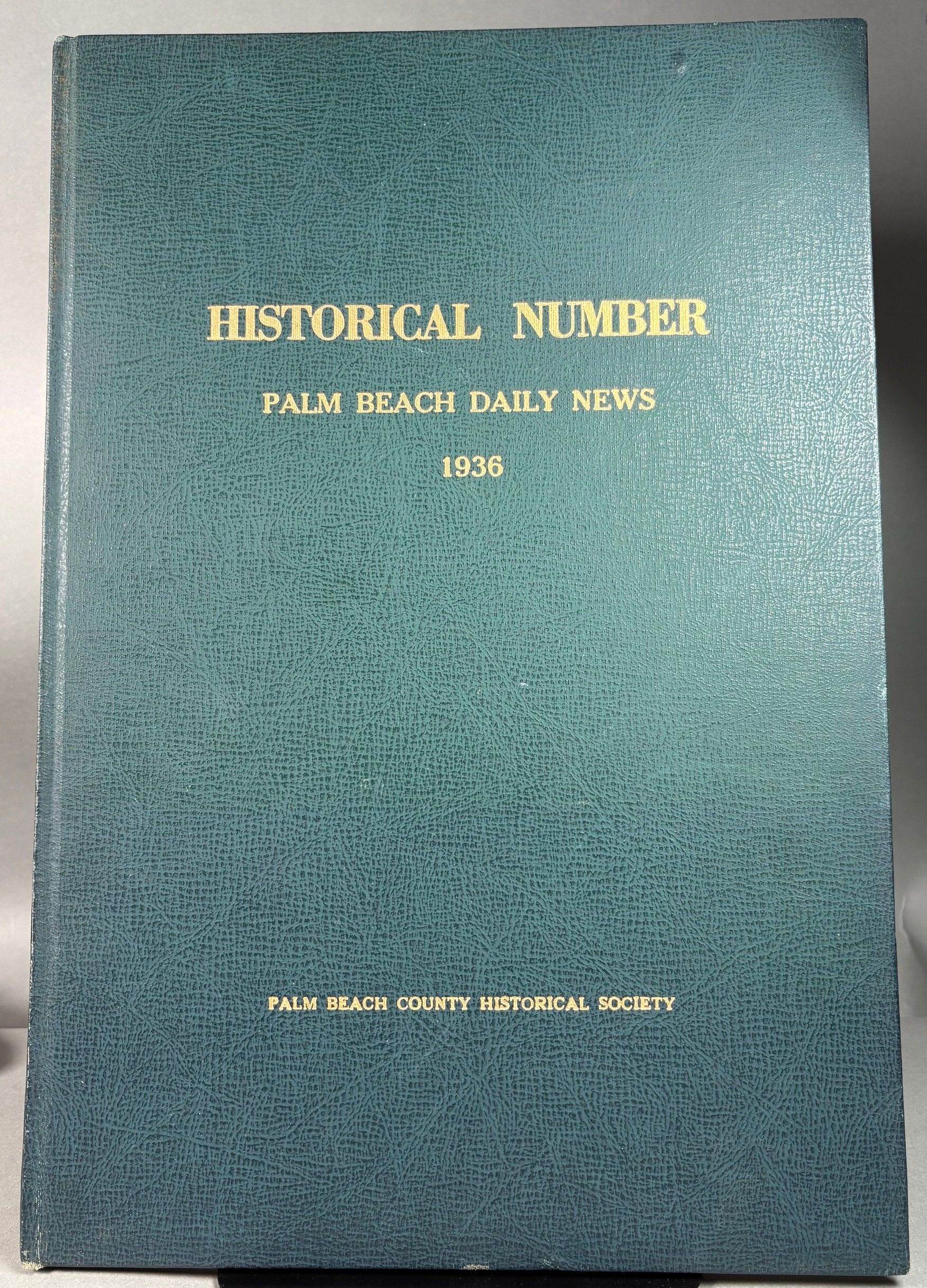 Historical Number; Palm Beach Daily News 1936