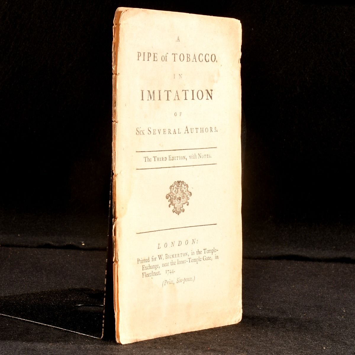 Isaac Hawkins Browne - A Pipe of Tobacco in Imitation of Six Several Authors