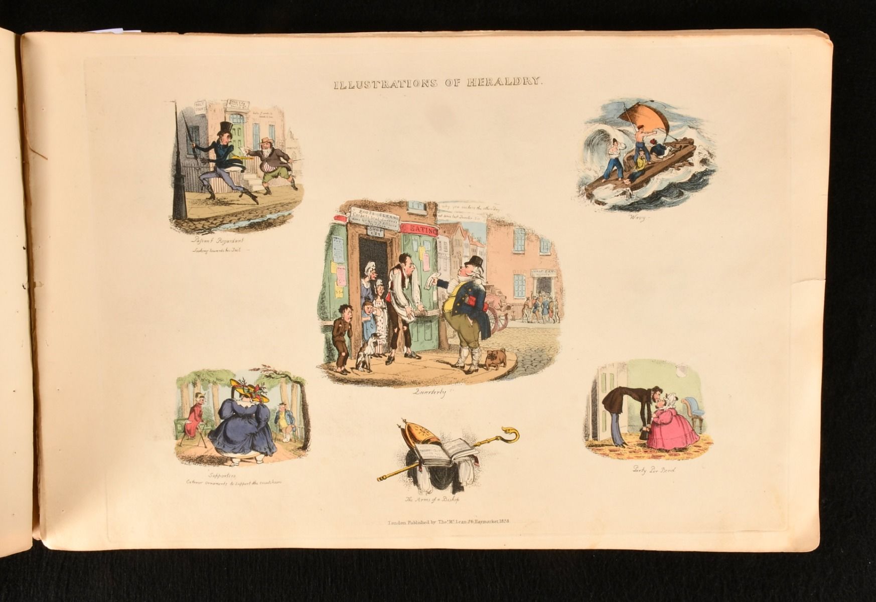 William Heath; Paul Pry - Illustrations to Heraldry