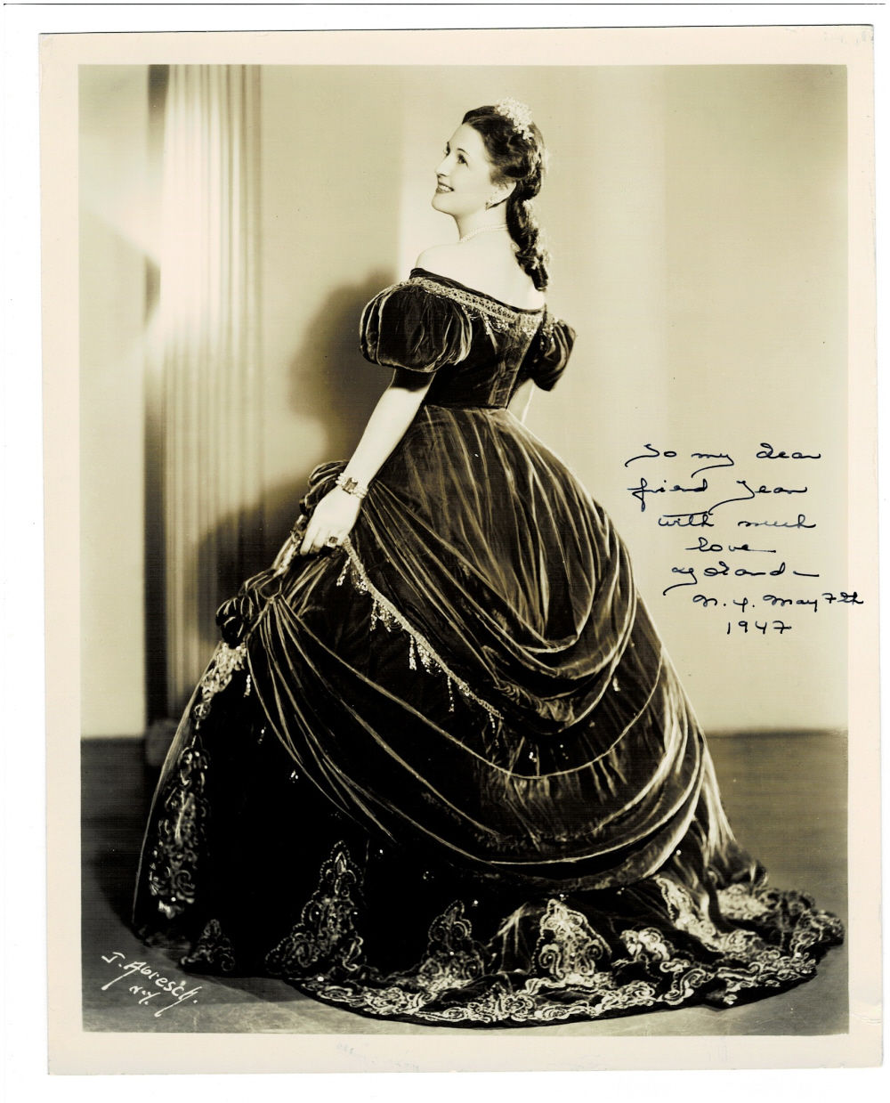 Image for ORIGINAL SEPIA-TONED PHOTOGRAPH of the Mexican-American Star YOLANDA ORIGINAL SEPIA-TONED PHOTOGRAPH of the Mexican-American Star YOLANDA