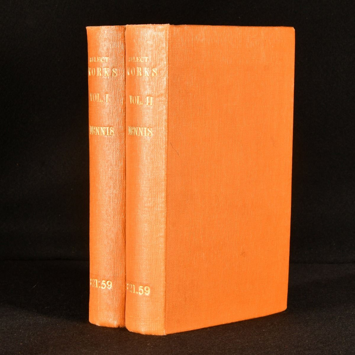 John Dennis - The Select Works of Mr. John Dennis