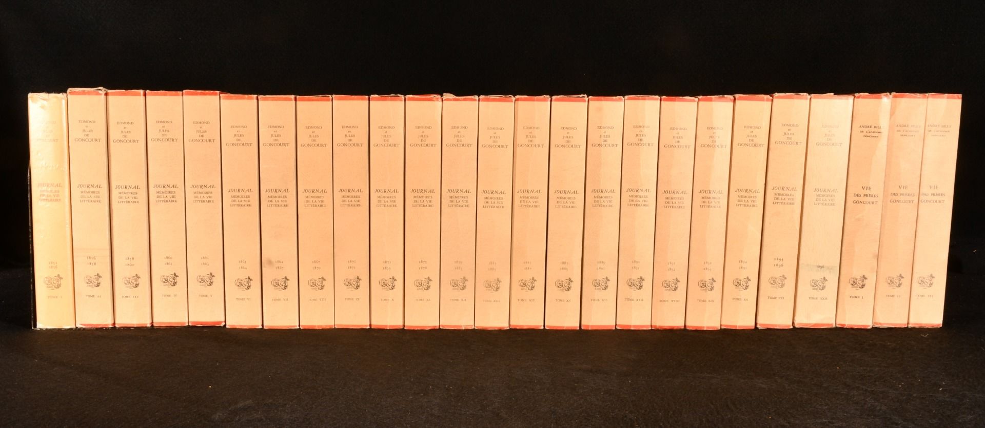 Edmond and Jules de Goncourt - Journal Memoires de la Vie Litteraire and Vie Des Freres Goncourt