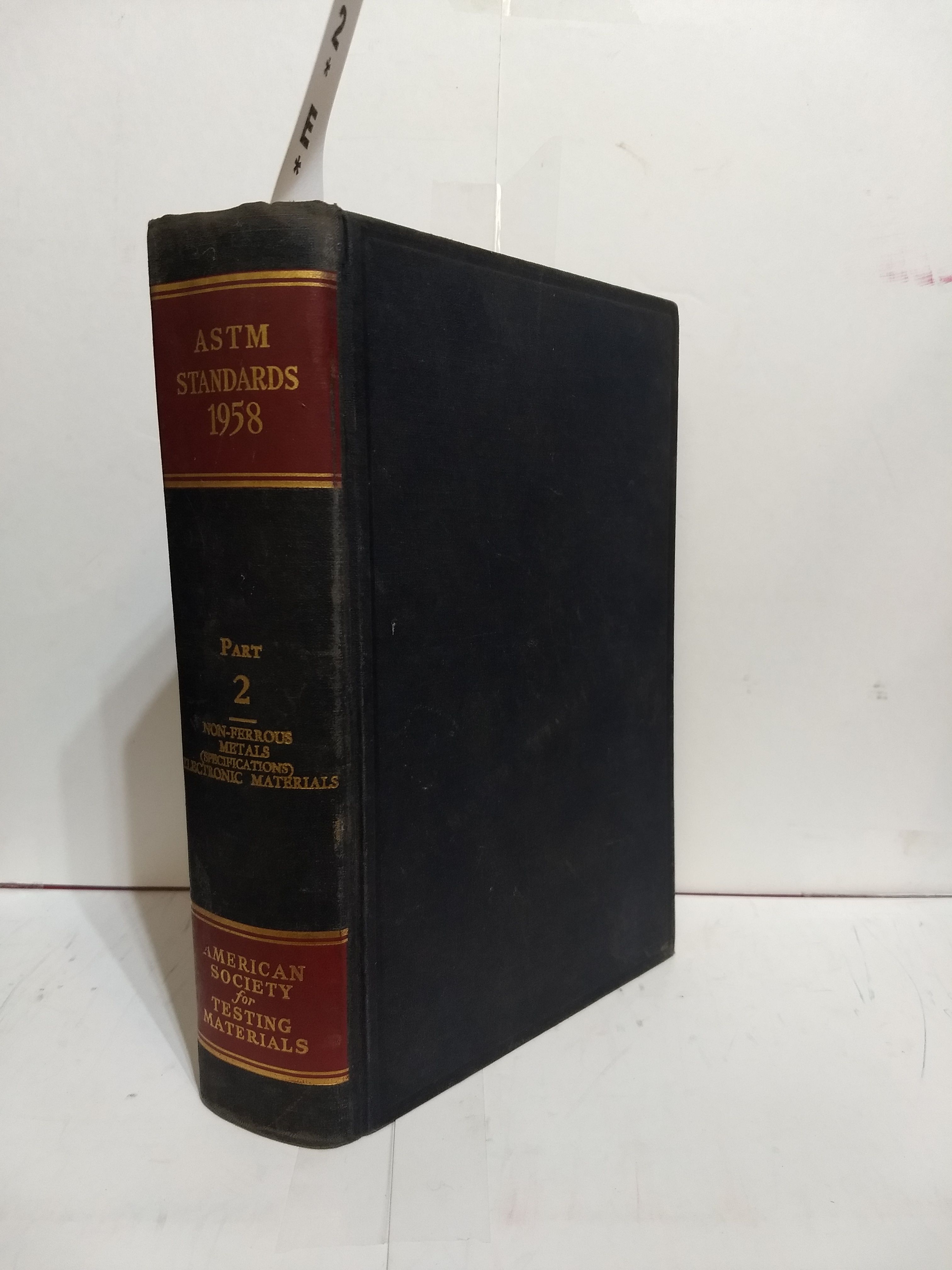 1958 Book of ASTM Standards Including Tentatives: Non-Ferrous 