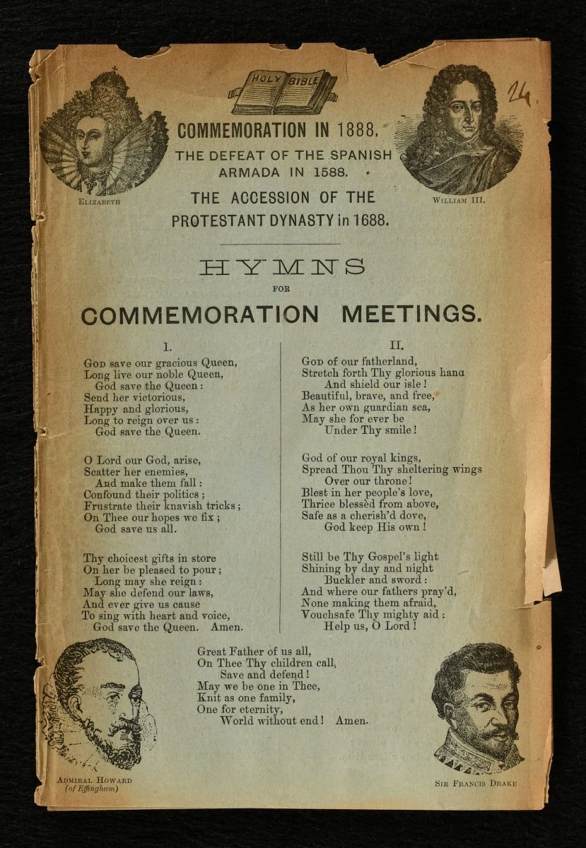 Anon - Commemoration in 1888, the Defeat of the Spanish Armada in 1588