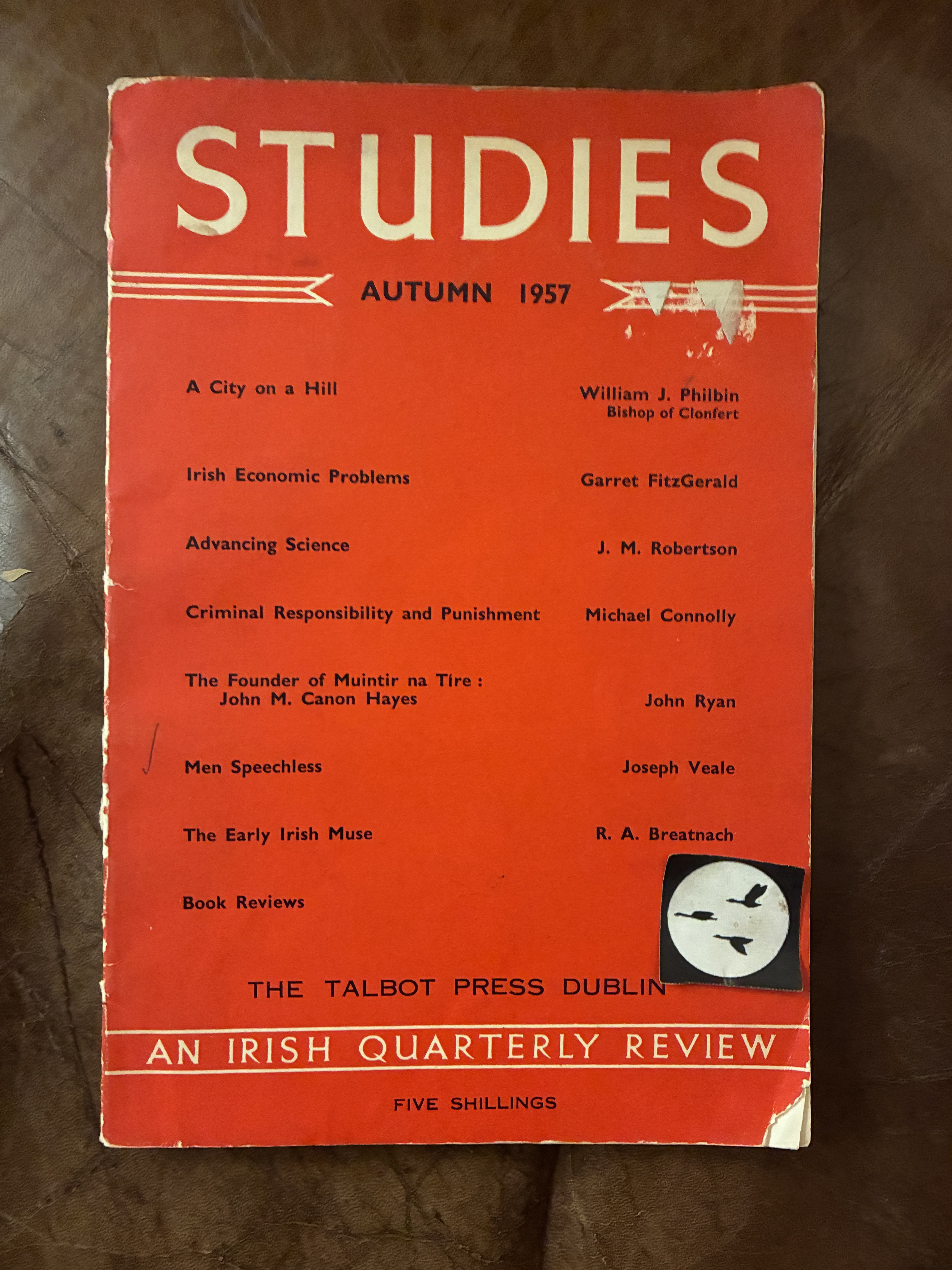 Image for Studies Autumn 1957 The Talbot Press Dublin An Irish Quarterly Review Studies Autumn 1957 The Talbot Press Dublin An Irish Quarterly Review