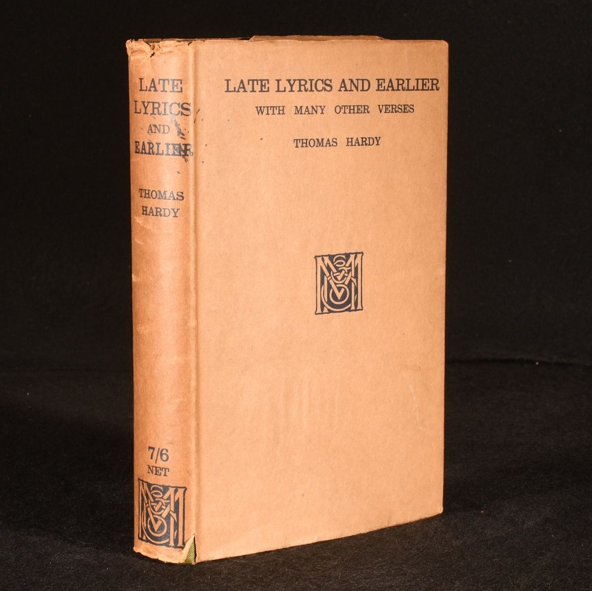 Thomas Hardy - Late Lyrics and Earlier with Many Other Verses