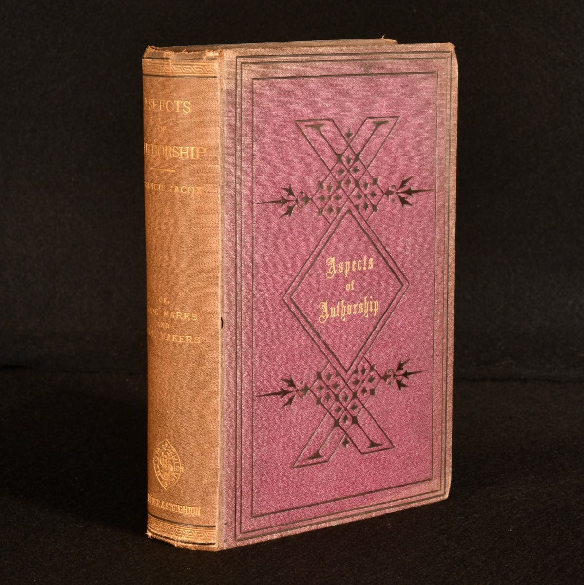 Francis Jacox - Aspects of Authorship: Or, Book Marks and Book Makers