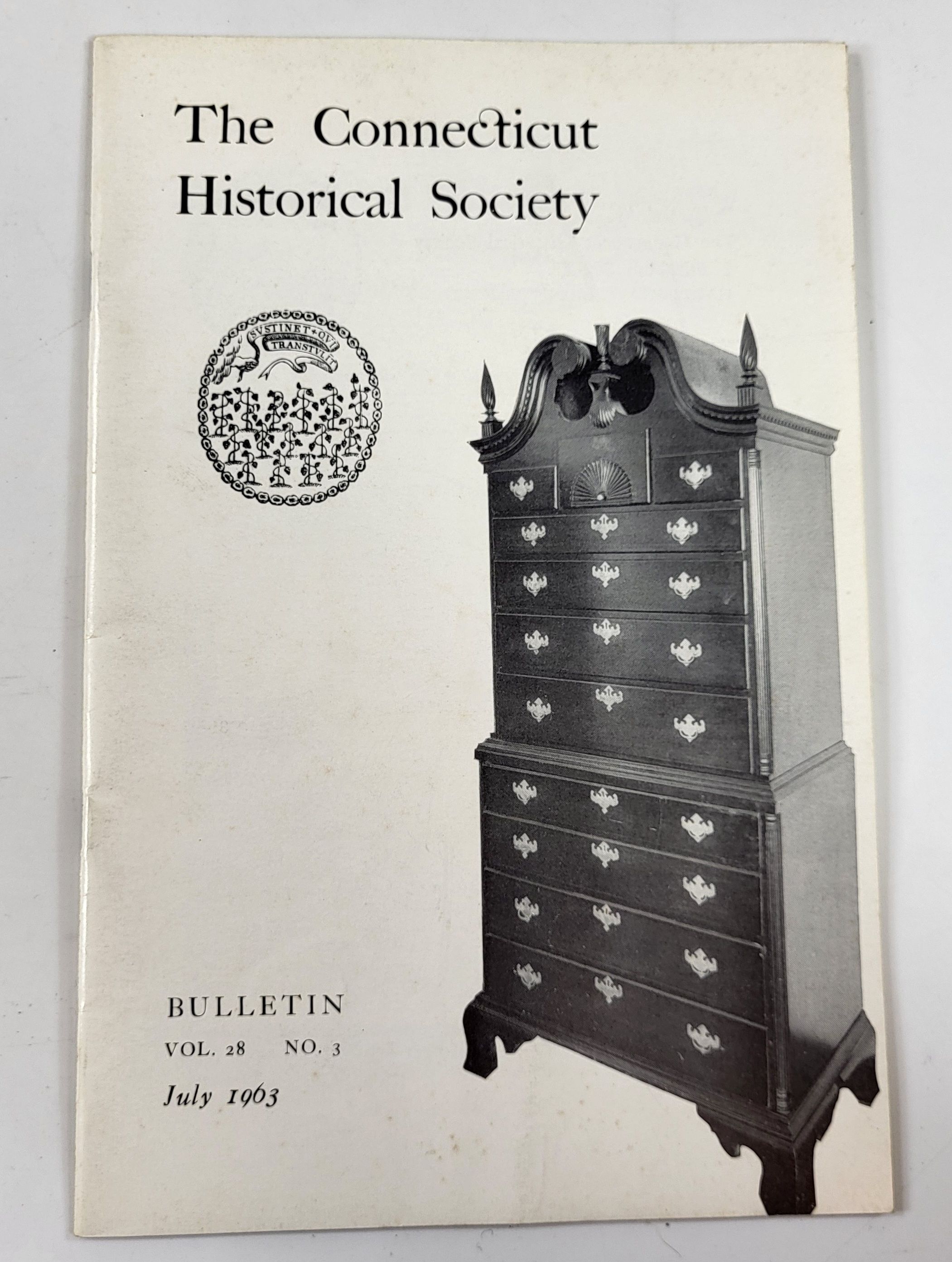 Image for The Connecticut Historical Society Bulletin Vol. 28, No. 3. July 1963 The Connecticut Historical Society Bulletin Vol. 28, No. 3. July 1963