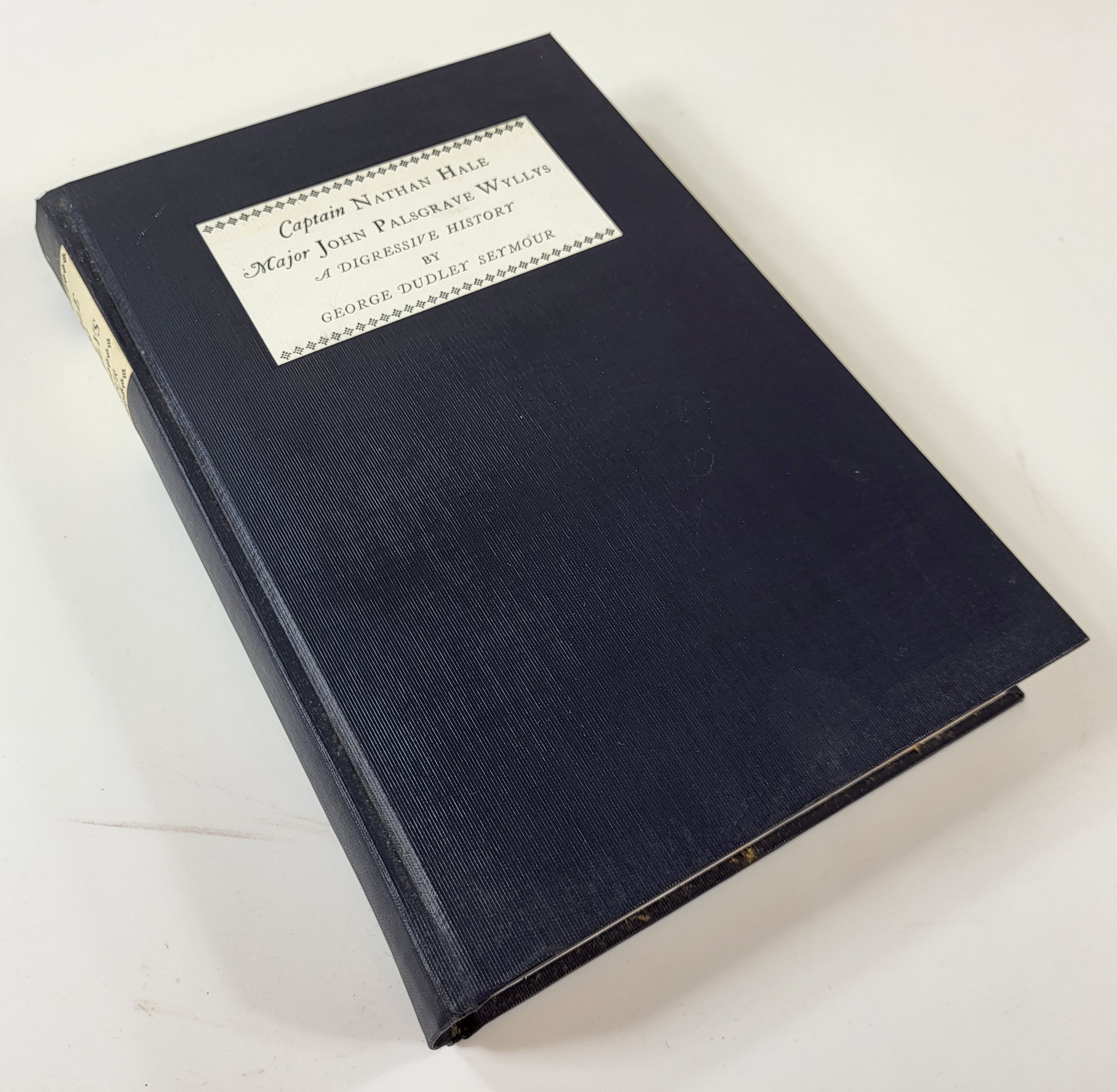 Captain Nathan Hale; Major John Palsgrave Wyllys.A Digressive History