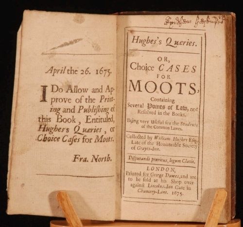 Anon - Hughes Queries, or Choice Cases for Moots Containing Several Points of Laws, Not Resolved in the Books.