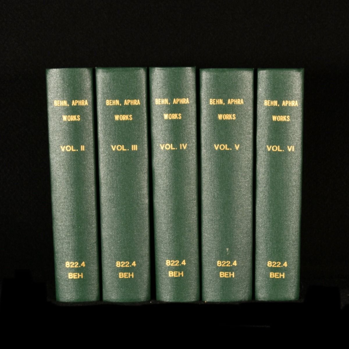 Aphra Behn; Montague Summers (ed.) - The Works of Aphra Behn
