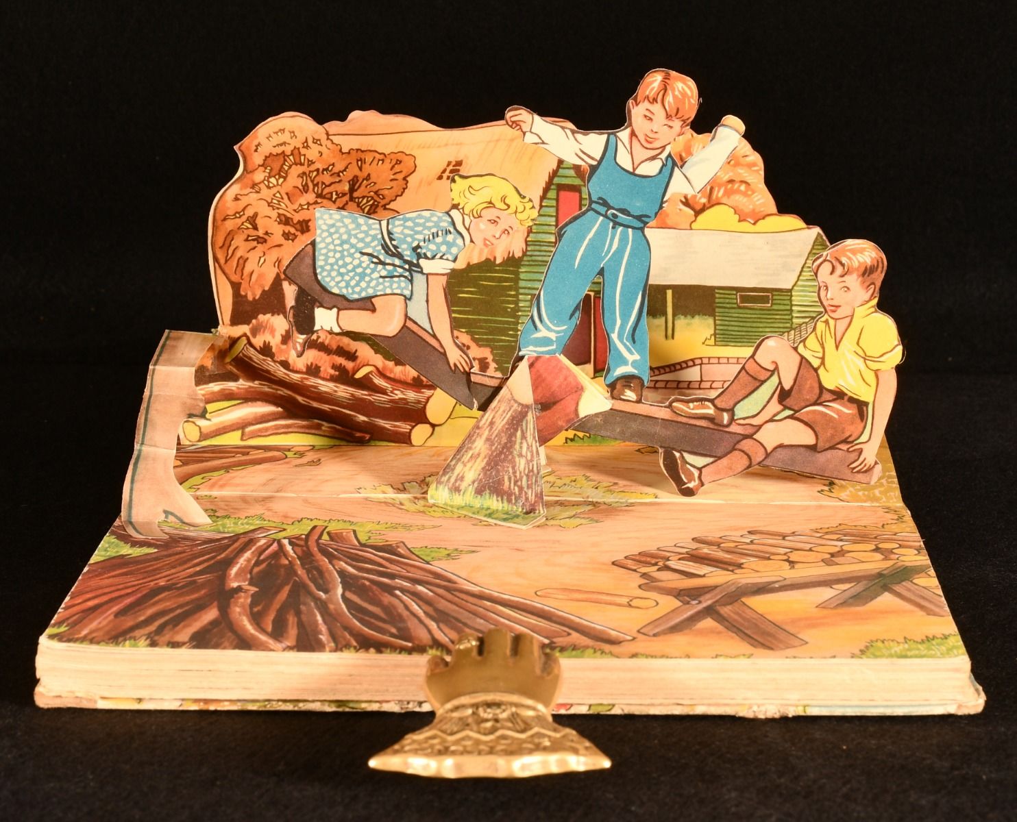 S. Louis Giraud [editor and producer] - Old Rhymes and New Stories with Pictures That Spring Up in Model Form