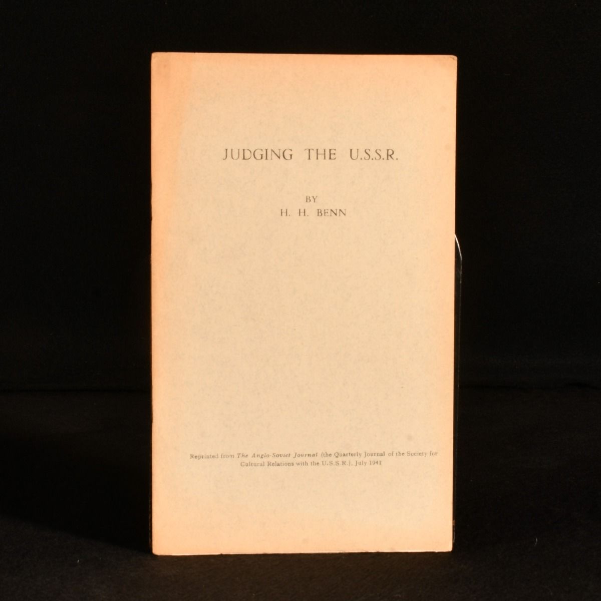 H. H. Benn - Judging the U.S. S.R.