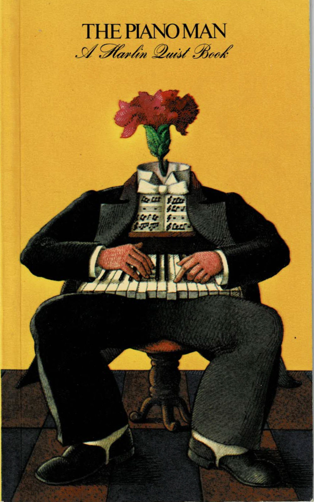 (Galeron, Henri). (Diot, Alain). - The Piano Man. (by Alan Diot. Pictures by Henri Galeron. A Harlin Quist Book).