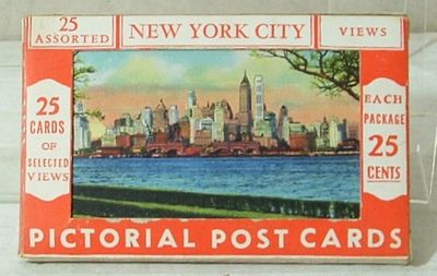 New York City Views 25 Coulour Postcards