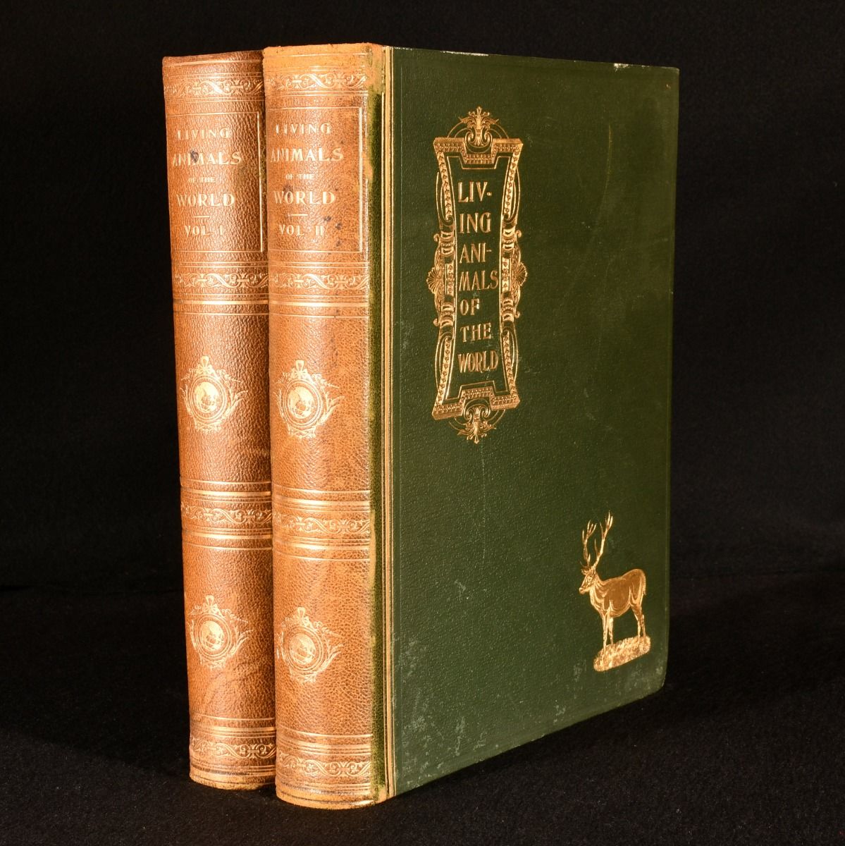 C. J. Cornish; F. C. Selous; Sir Harry Johnston; C. H. Lane; Louis Wain; W. P. Pycraft; H. A. Bryden; F. G. Aflala; W. Saville-Kent; F. W. Kirby; Sir Herbert Maxwell; John Bickerdyke; Theodore Wood - The Living Animals of the World: A Popular Natural History