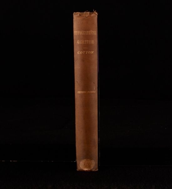 Henry Cotton - A Typographical Gazetteer