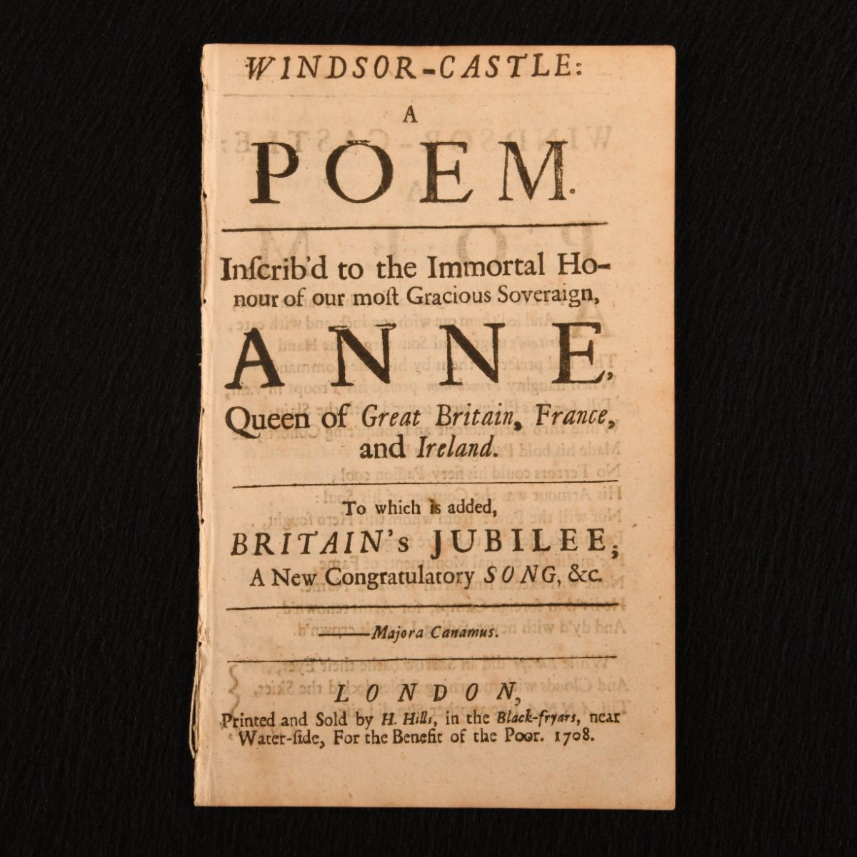 Anonymous - Windsor-Castle: A Poem Inscrib&Apos;D to the Immortal Honour of Our Most Gracious Soveraign Anne
